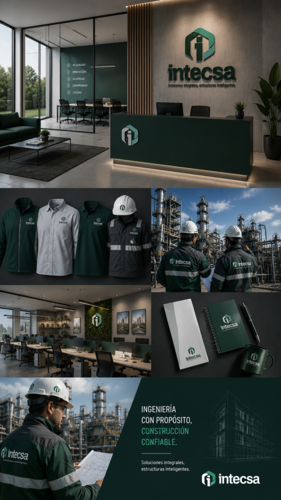Proyectos de Branding identidad Intecsa 1